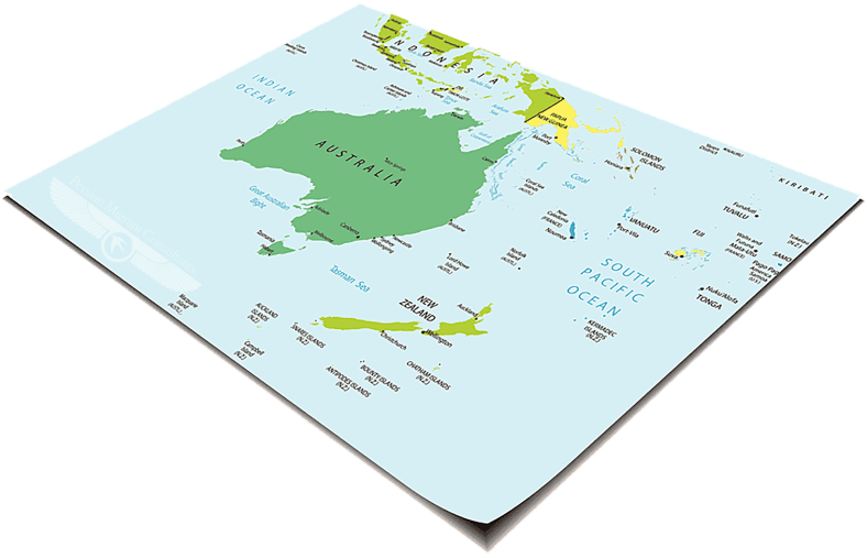 نقشه استرالیا